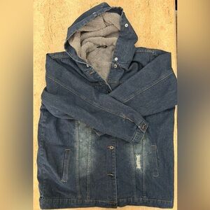 Hekka Women’s Distressed Denim Jacket Size XXL